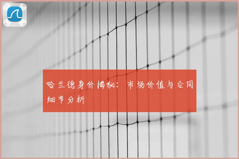 哈兰德身价揭秘：市场价值与合同细节分析