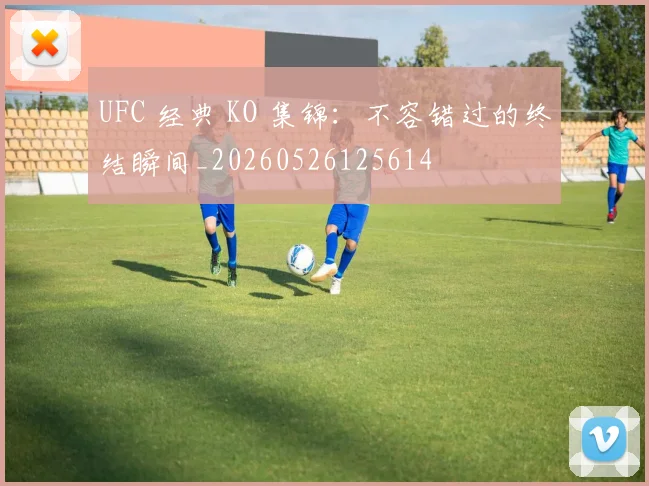 UFC 经典 KO 集锦:不容错过的终结瞬间_20260526125614